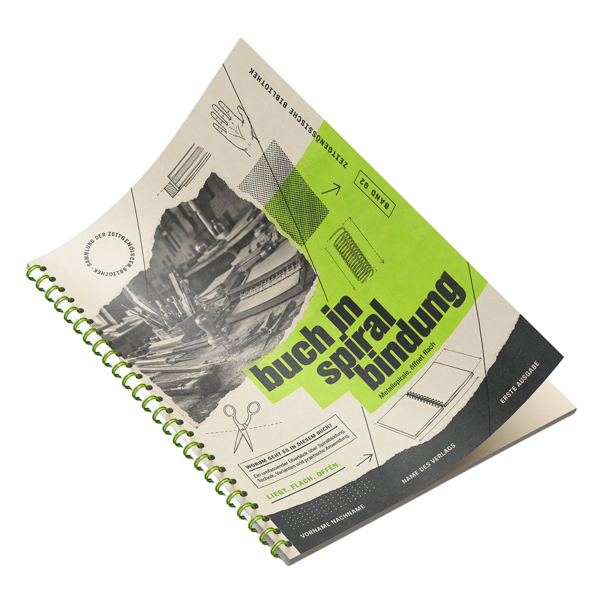Buch mit Spiralbindung